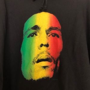 Zion Rootswear | Bob Marley Black Hoodies | 2X